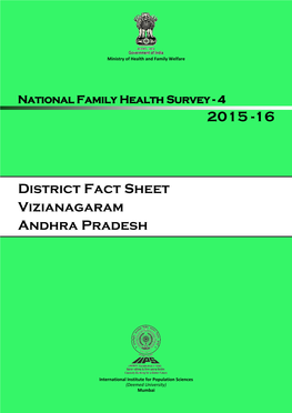 District Fact Sheet Vizianagaram Andhra Pradesh