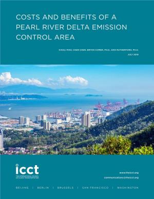 Costs and Benefits of a Pearl River Delta Emission Control Area