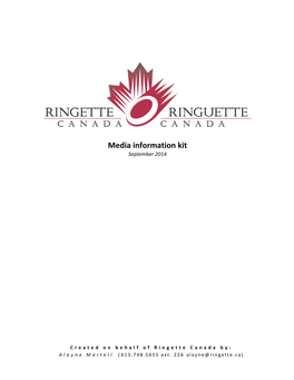Media Information Kit September 2014