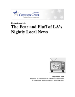 The Fear and Fluff of LA's Nightly Local News