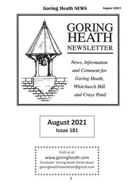 Newsletter 181 August 2021