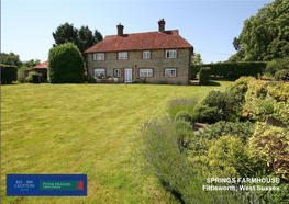 SPRINGS FARMHOUSE Fittleworth, West Sussex