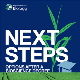 Options After a Bioscience Degree Contents