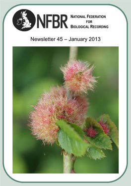 Newsletter 45 – January 2013 Annual Conference 2013
