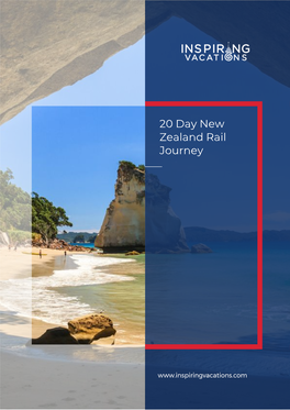 20 Day New Zealand Rail Journey from $3,999 PER PERSON, TWIN SHARE