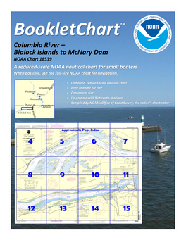 Bookletchart™ Columbia River – Blalock Islands to Mcnary Dam NOAA Chart 18539