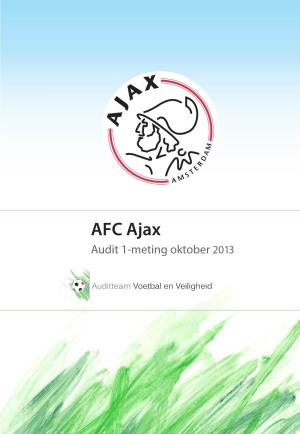 AFC Ajax Audit 1-Meting Oktober 2013