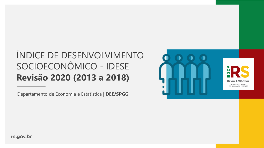 IDESE Revisão 2020 (2013 a 2018)