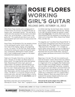 Rosie Flores Working Girl's Guitar