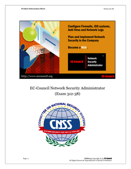 EC-Council Network Security Administrator (Exam 312-38)