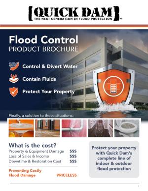 Flood Control PRODUCT BROCHURE