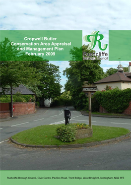 Cropwell Butler Conservation Area Appraisal and Management Plan February 2009