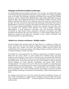 Linkages in Western Indian Landscape