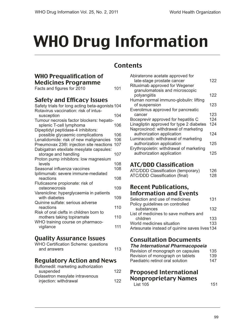 WHO Drug Information Vol