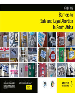 Barriers to Safe and Legal Abortion in South Africa