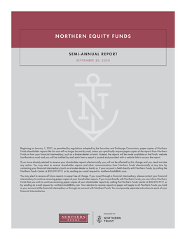 Northern Funds Equity Funds Semi-Annual