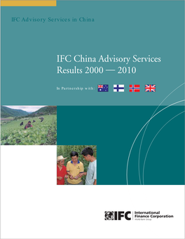 IFC China Advisory Services Results 2000 — 2010