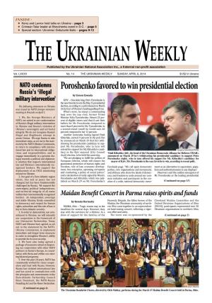 The Ukrainian Weekly 2014, No.14