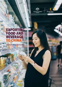 Exporting Food and Beverage to China
