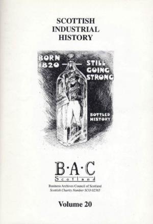 Scottish Industrial History Vol 20 2000