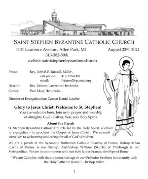 St. Stephen! You Are Welcome Here