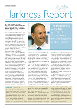 The Changing Face of the NHS a Profile of Simon