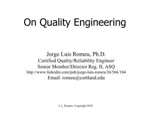 Quality Engineering Capabilities Suggested for Zygo Inc