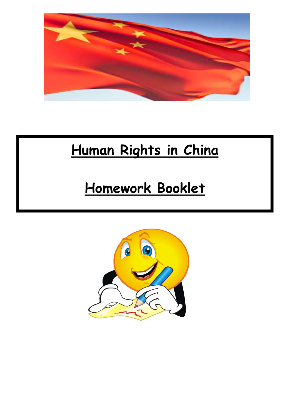 Human Rights in China Homework Booklet