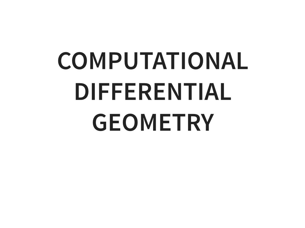 Differential Geometry