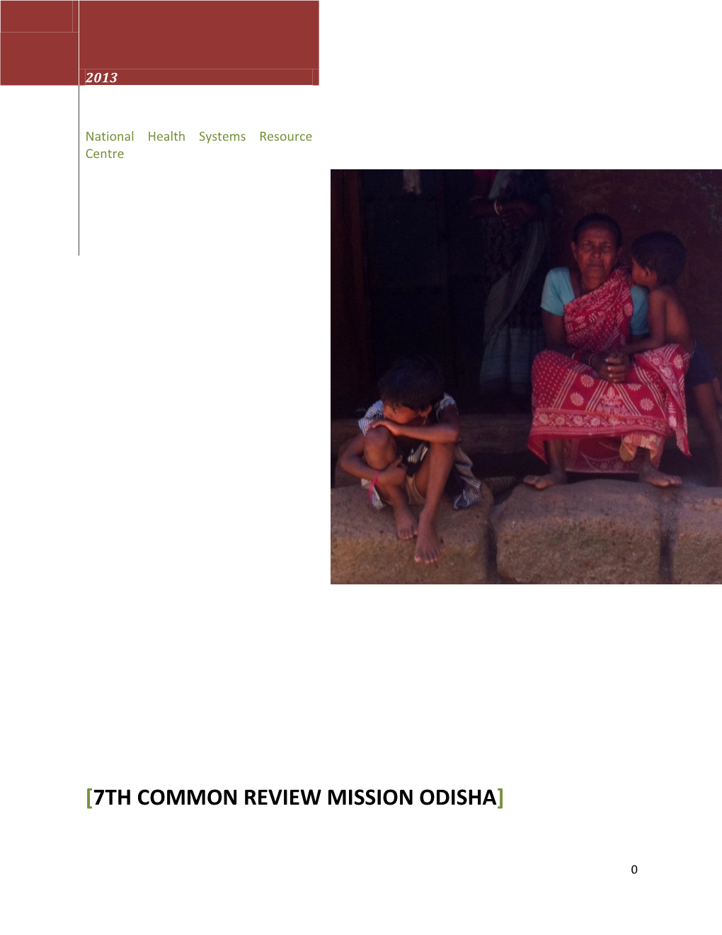 7Th Common Review Mission Odisha]