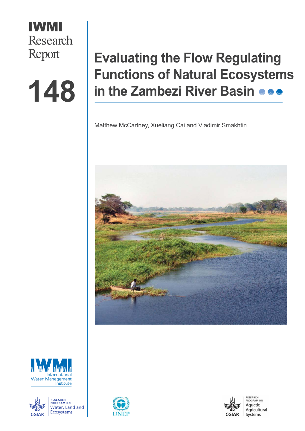 Evaluating the Flow Regulating Functions of Natural Ecosystems in the Zambezi River Basin