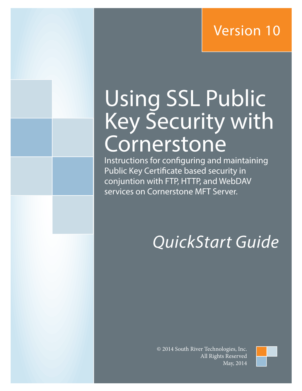 Using SSL Public Key Security with Cornerstone