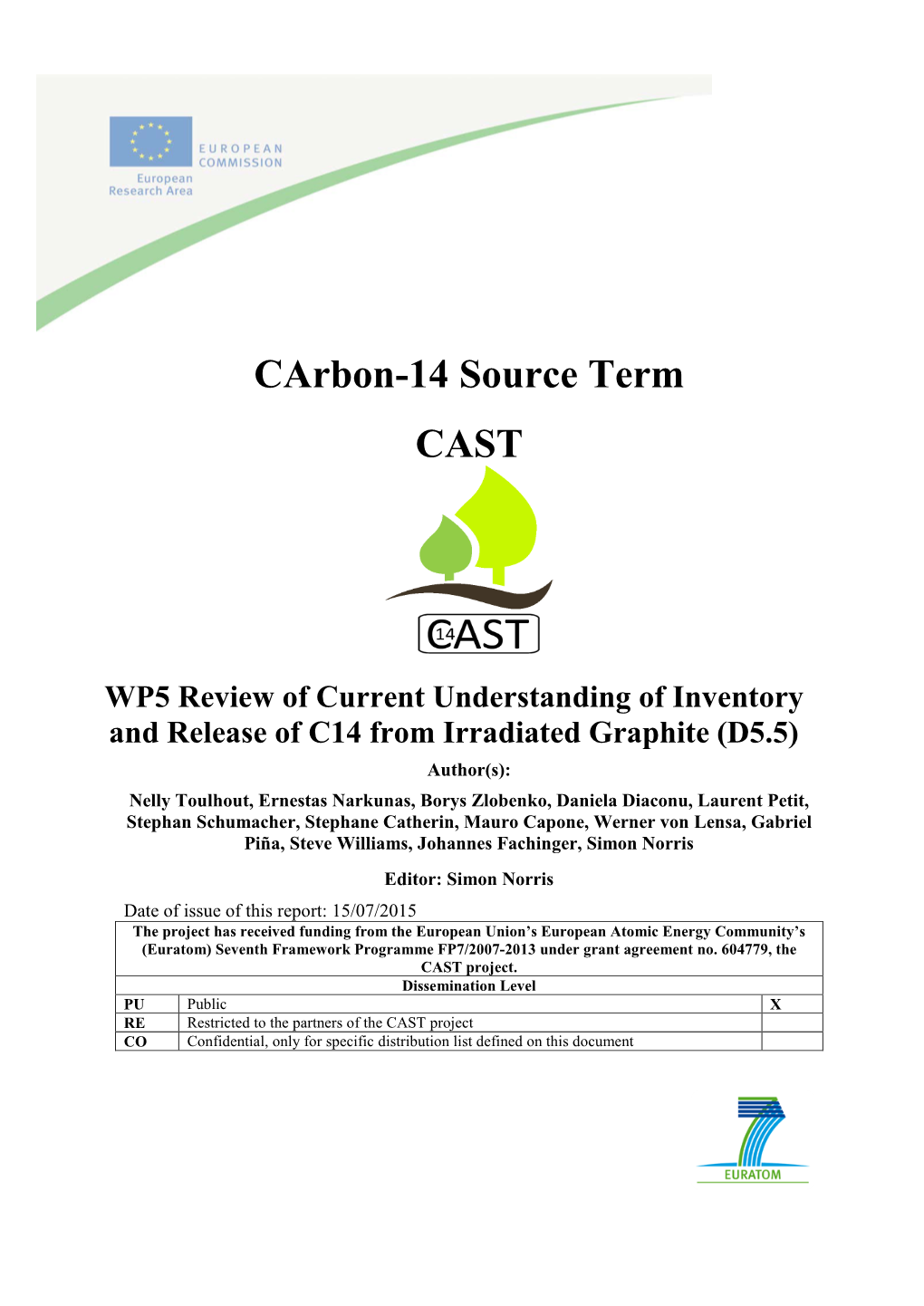 Carbon-14 Source Term CAST