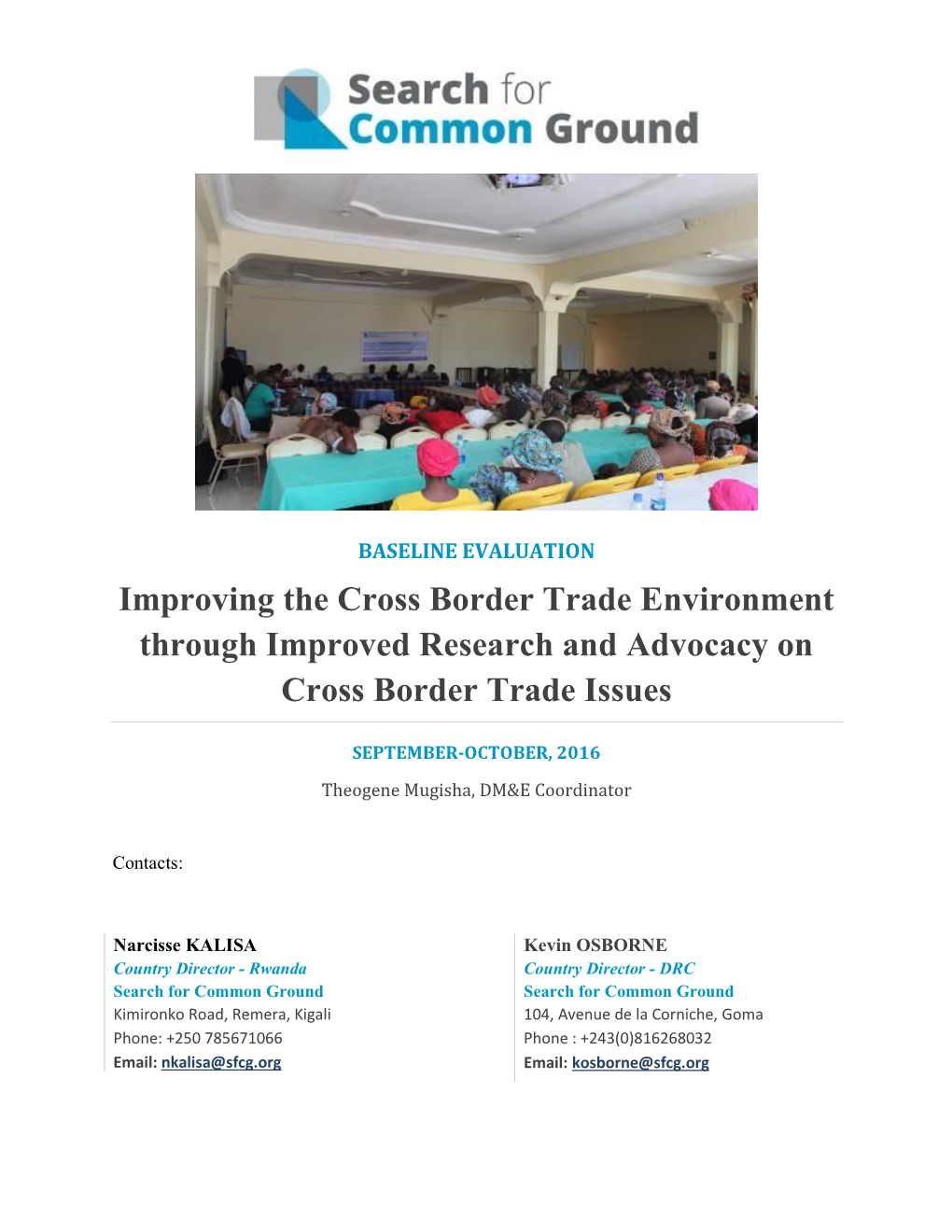 Improving the Cross-Border Trade Environment