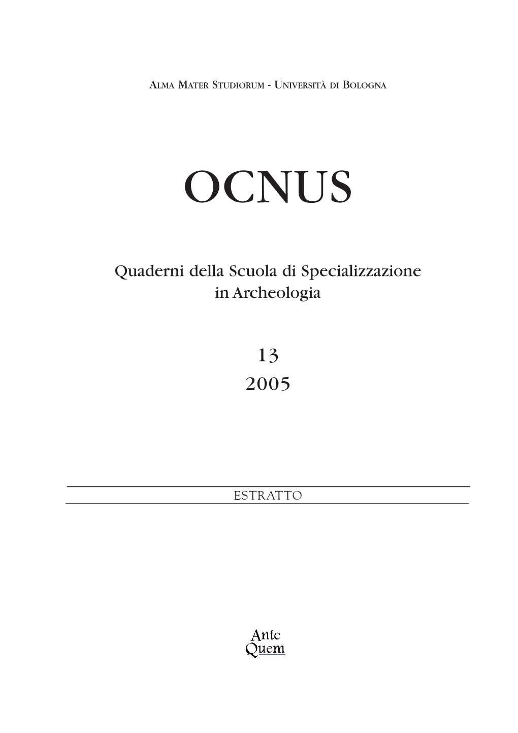 Strumenti Inventariali Per Il Riordino Della Collezione Degli Affreschi Del Museo Archeologico Nazionale Di Napoli