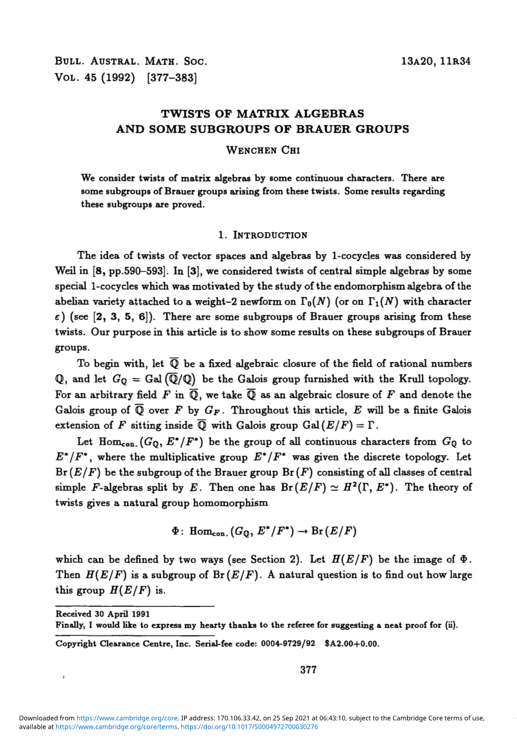 Twists of Matrix Algebras and Some Subgroups of Brauer Groups