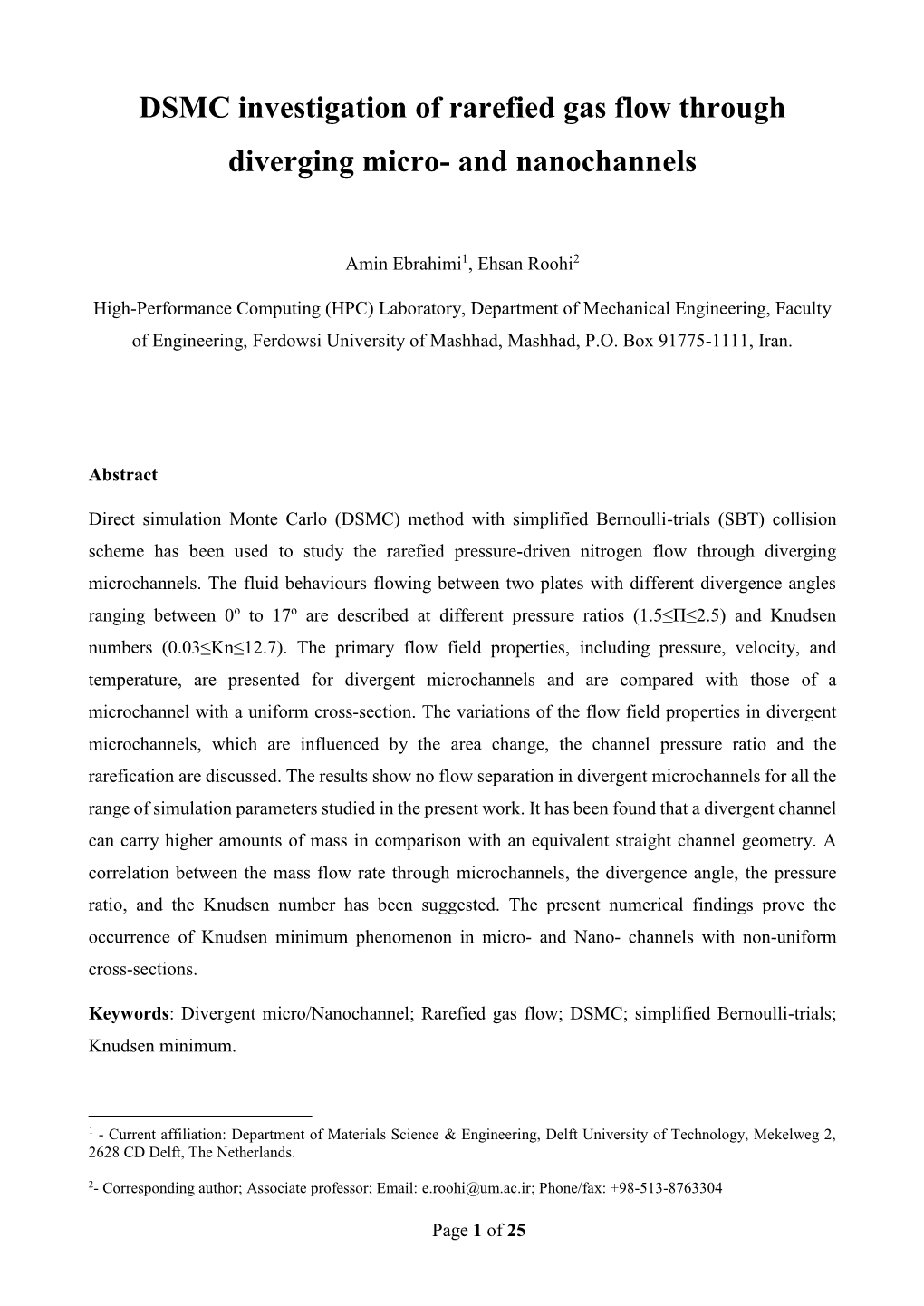 DSMC Investigation of Rarefied Gas Flow Through Diverging Micro- and Nanochannels