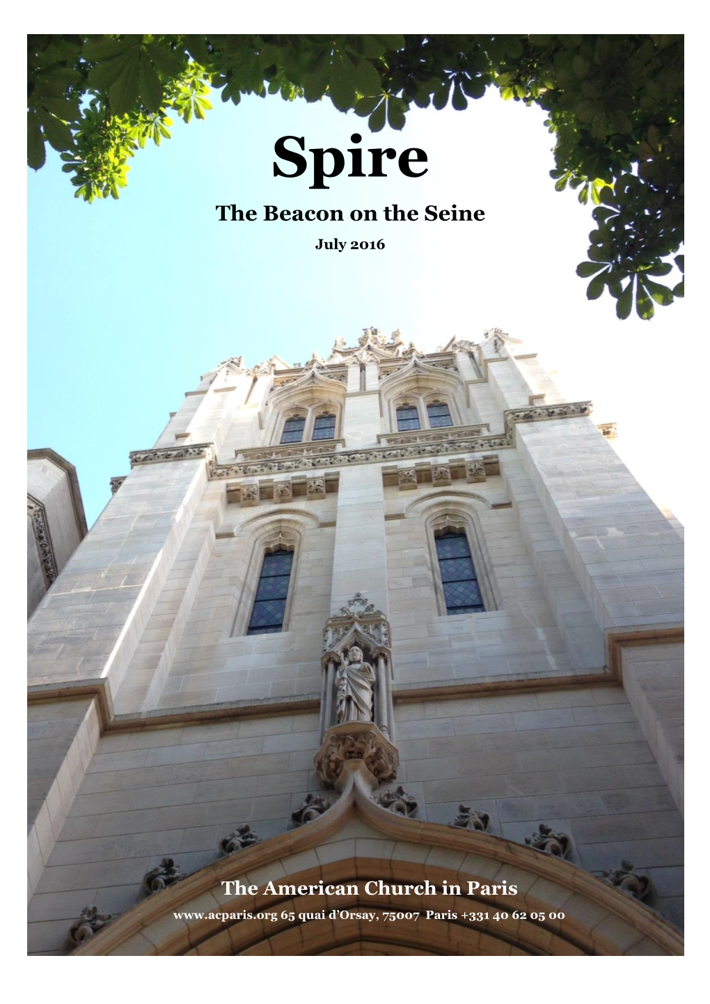 Spire Spirethe Beacon on the Seine the Beacon on the Seinemarch 2016 July 2016