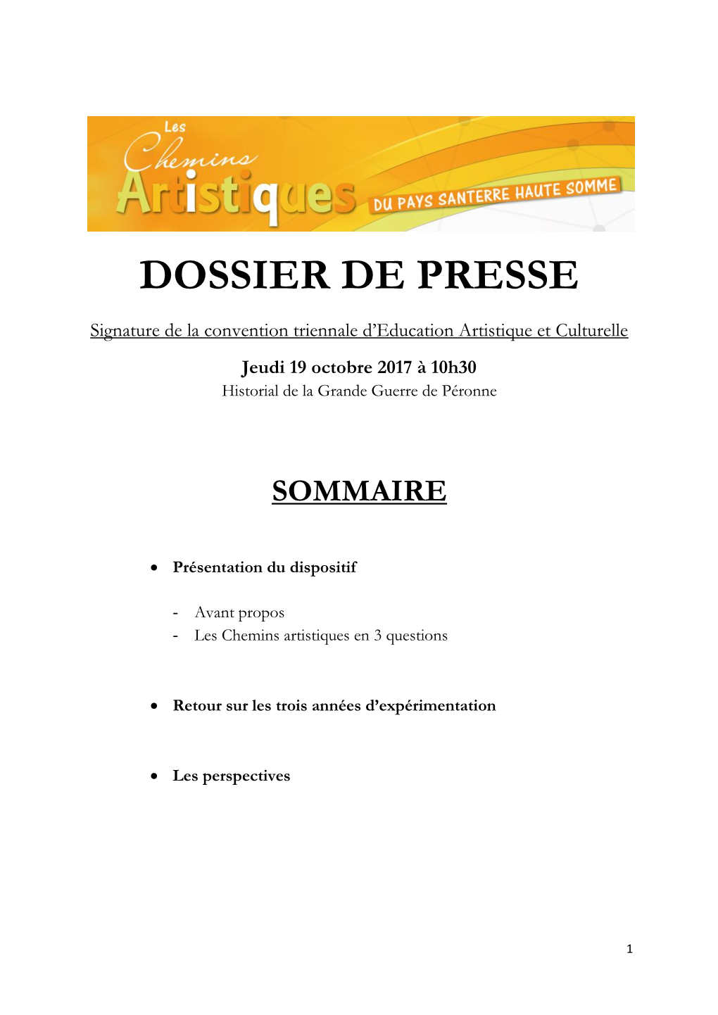 Dossier De Presse