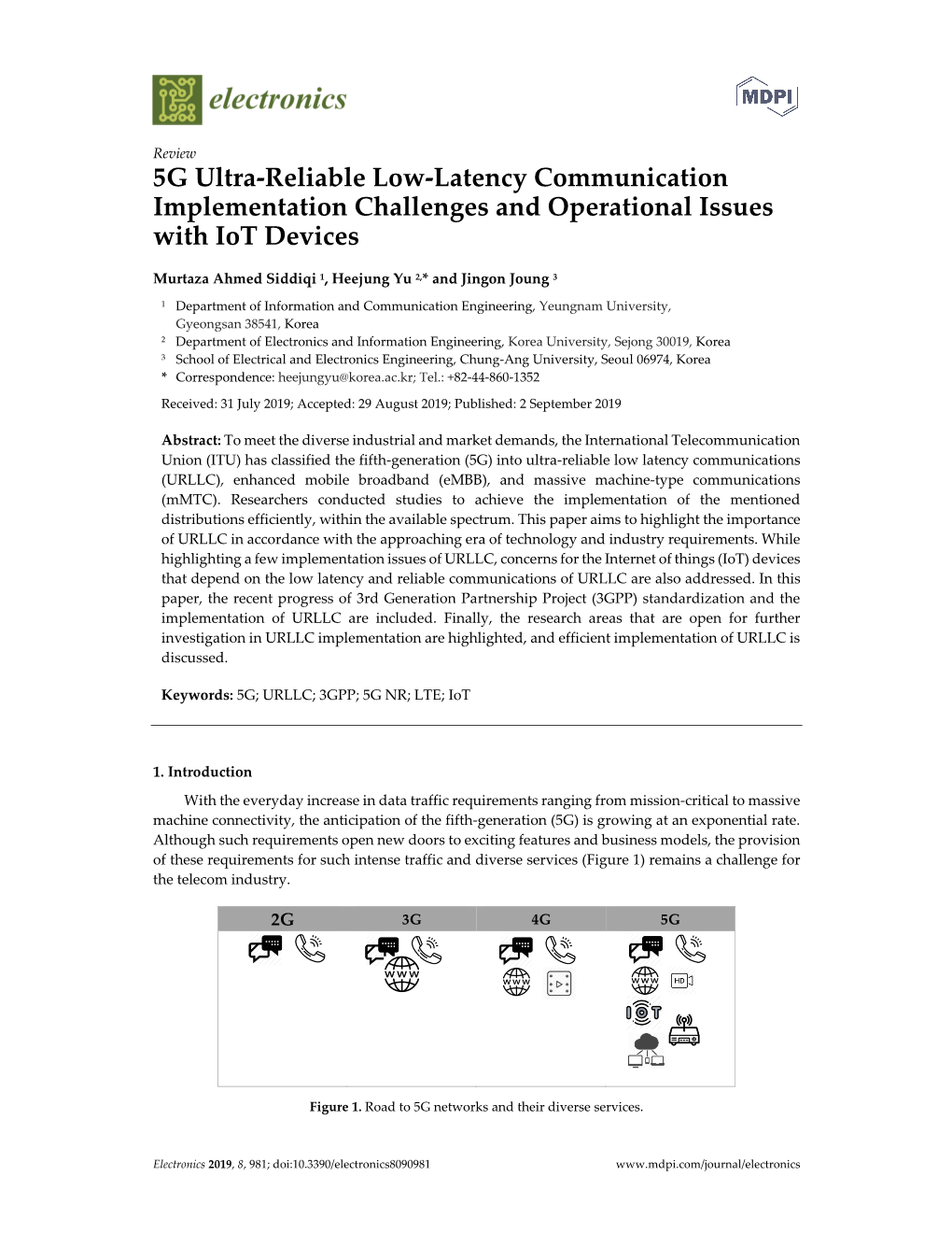 5G Ultra-Reliable Low-Latency Communication Implementation Challenges and Operational Issues with Iot Devices