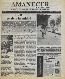 El Nuevo Amanecer De Querétaro 162, 05.07.1993