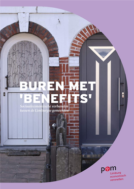 De Limburgse Gemeenten BUREN MET ‘BENEFITS’