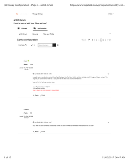 Antix-Forum Conky Configuration