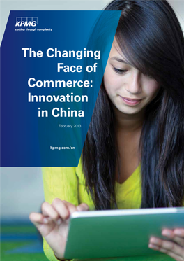 The Changing Face of Commerce: Innovation in China