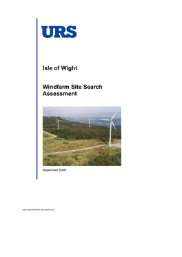 Wind Farm Search Areas