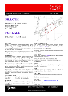 Silloth for Sale