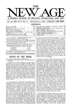 Vol. 4 No. 11, January 7, 1909