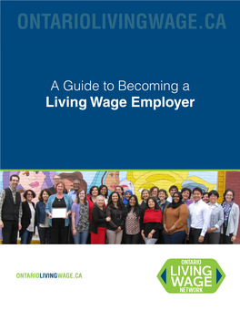 Ontario Living Wage Network Employer Guide 2020