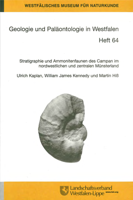 Geologie Und Paläontologie in Westfalen Heft 64