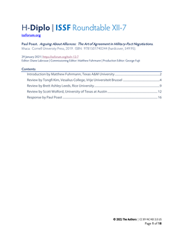 H-Diplo/ISSF Roundtable XII-7